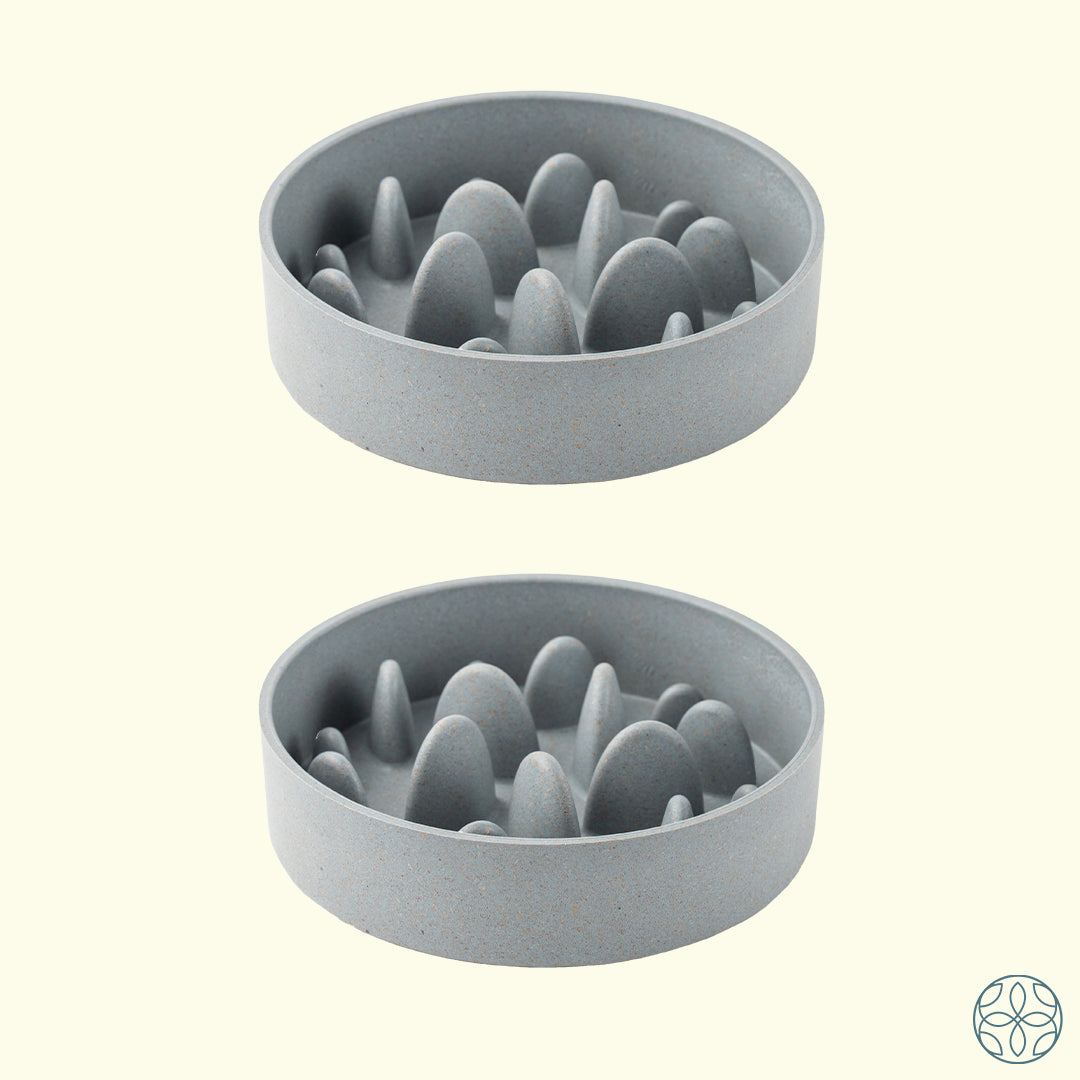 Rice Husk Slow Feeder Bowl Mid - 14 CM