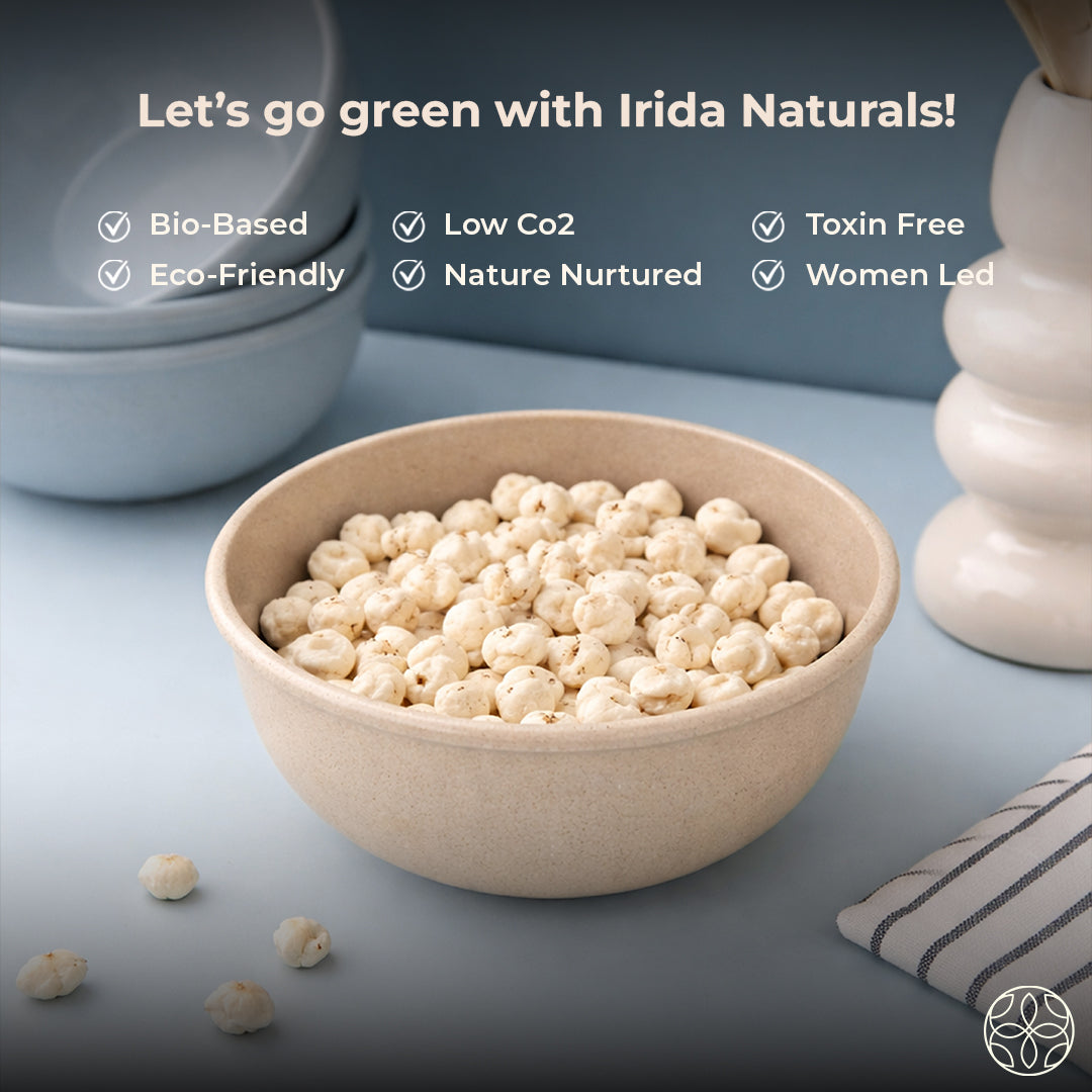 Rice Husk & Bamboo Fibre Mixing Bowl Set | Lightweight & Microwave Safe