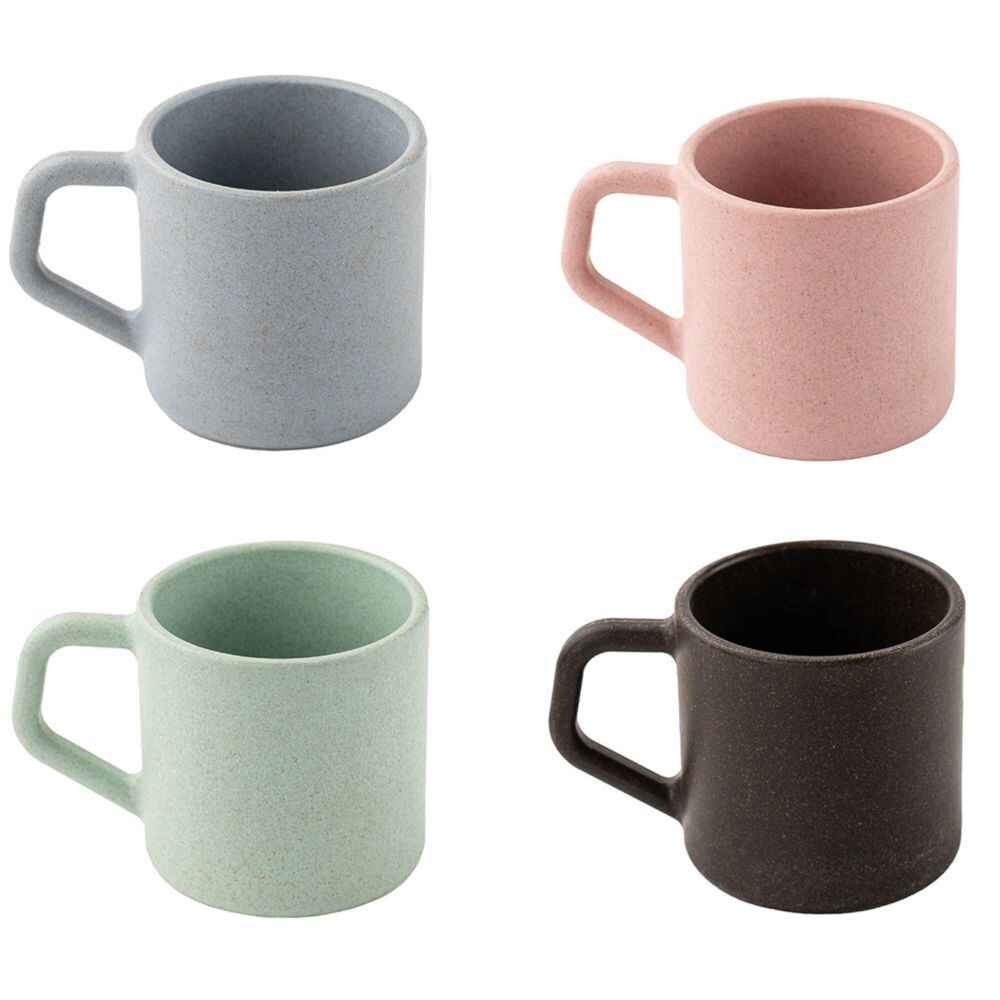 Rice Husk And Bamboo Fiber Cute Coffee Mugs