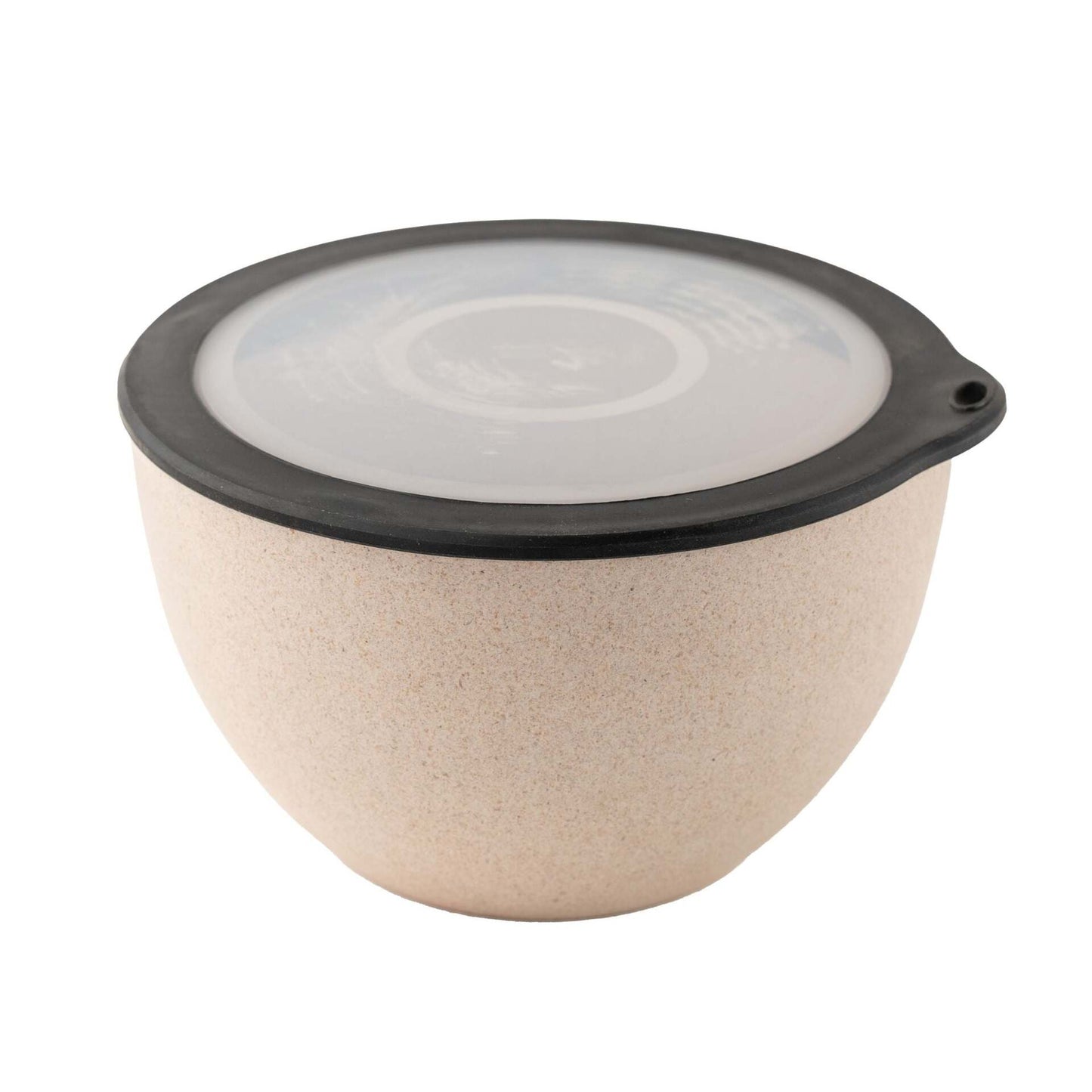 Rice Husk And Bamboo Fiber Serving Bowl With Lid - 2.9L