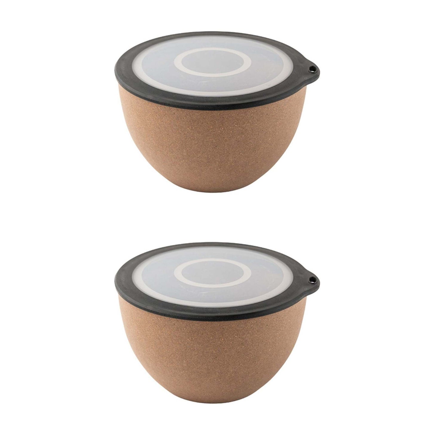 Rice Husk And Bamboo Fiber Serving Bowl With Lid - 2.9L