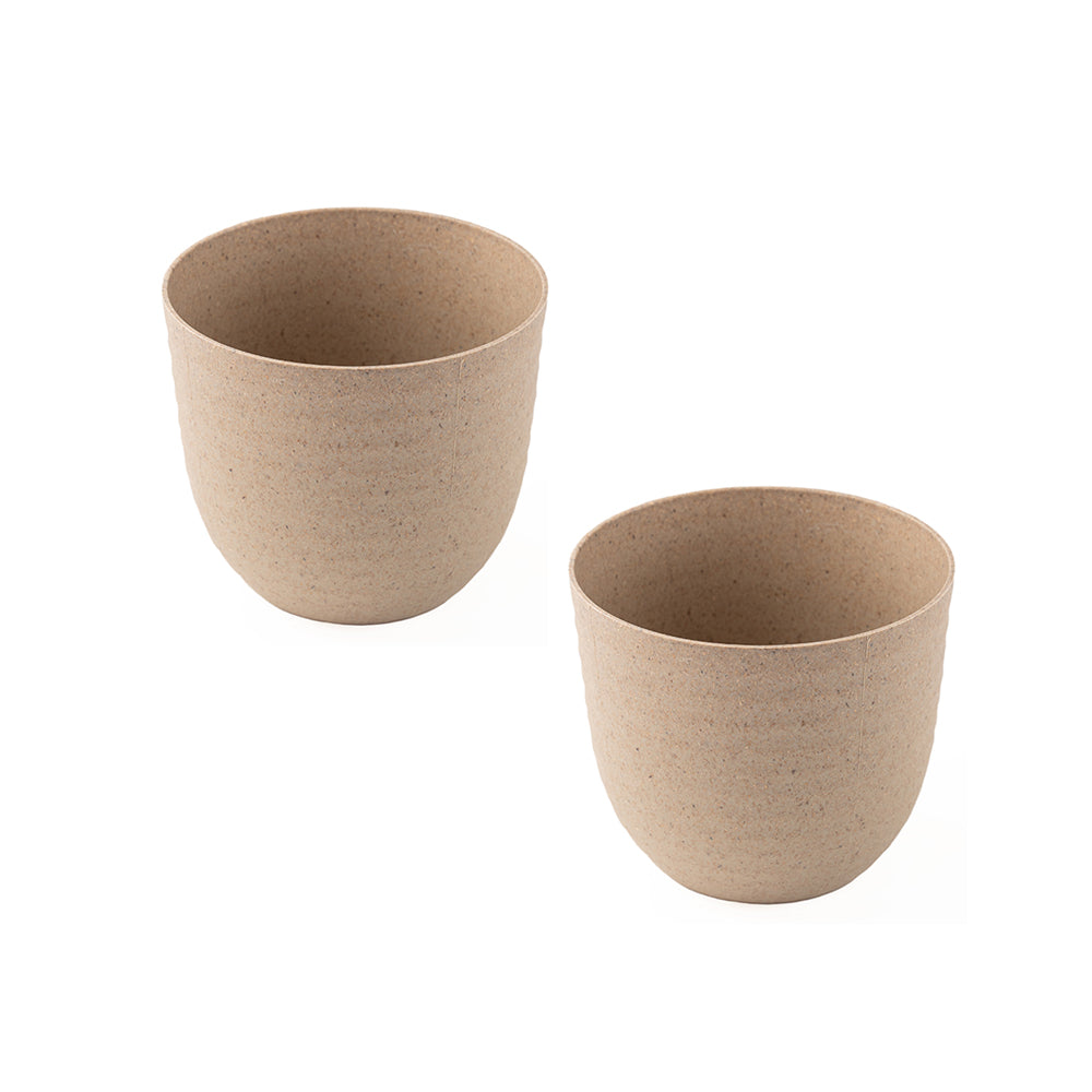Rice Husk and Bamboo Fiber Peony Pot and Planter