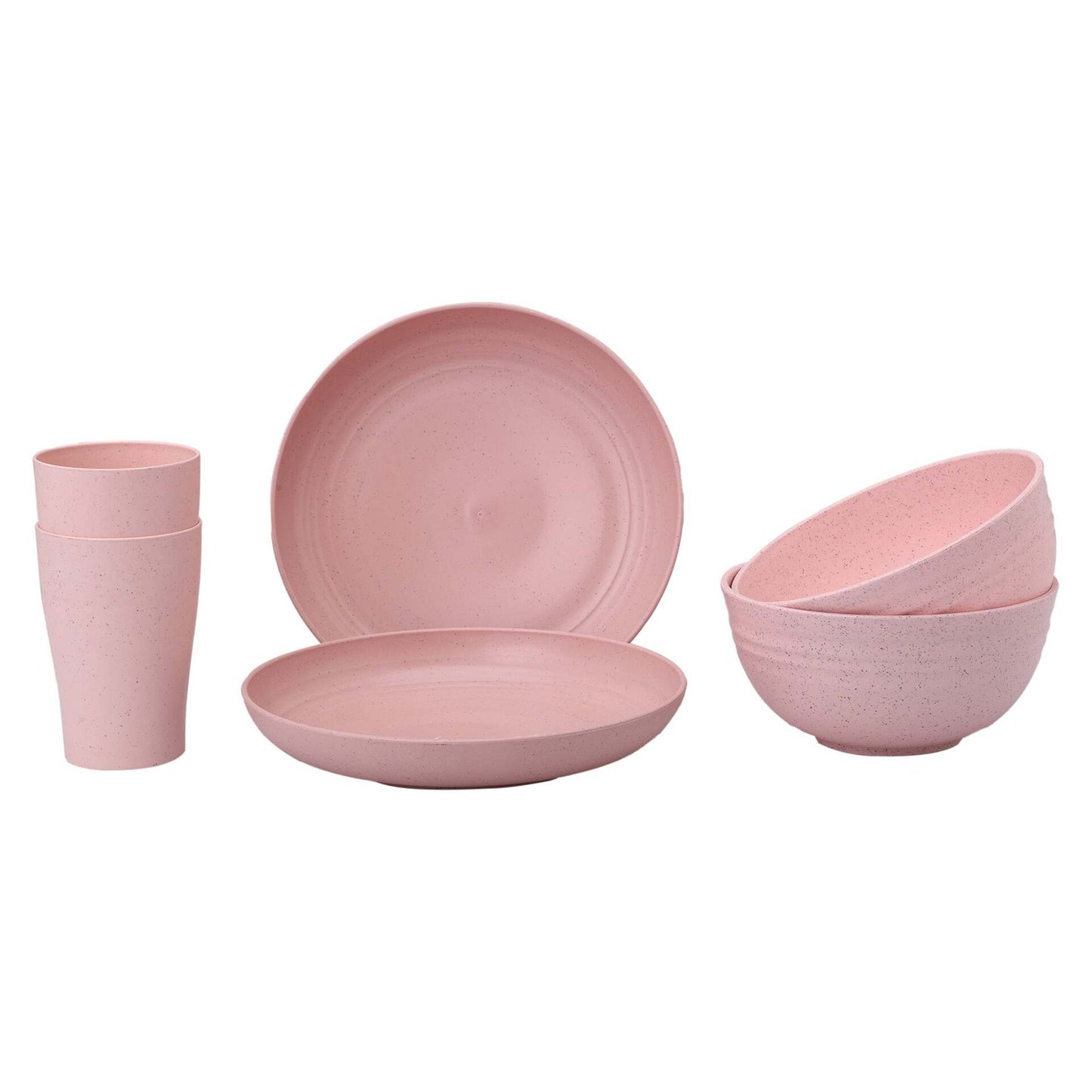 Wheat Straw Couple Dinner Set