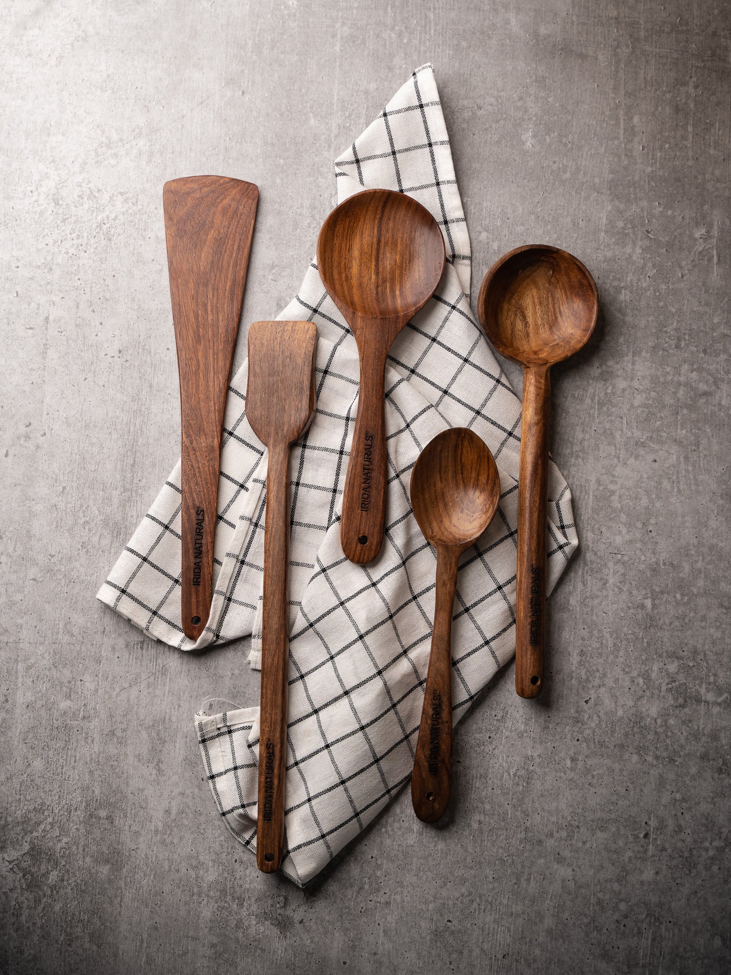 Wooden Ladles - Set of 5