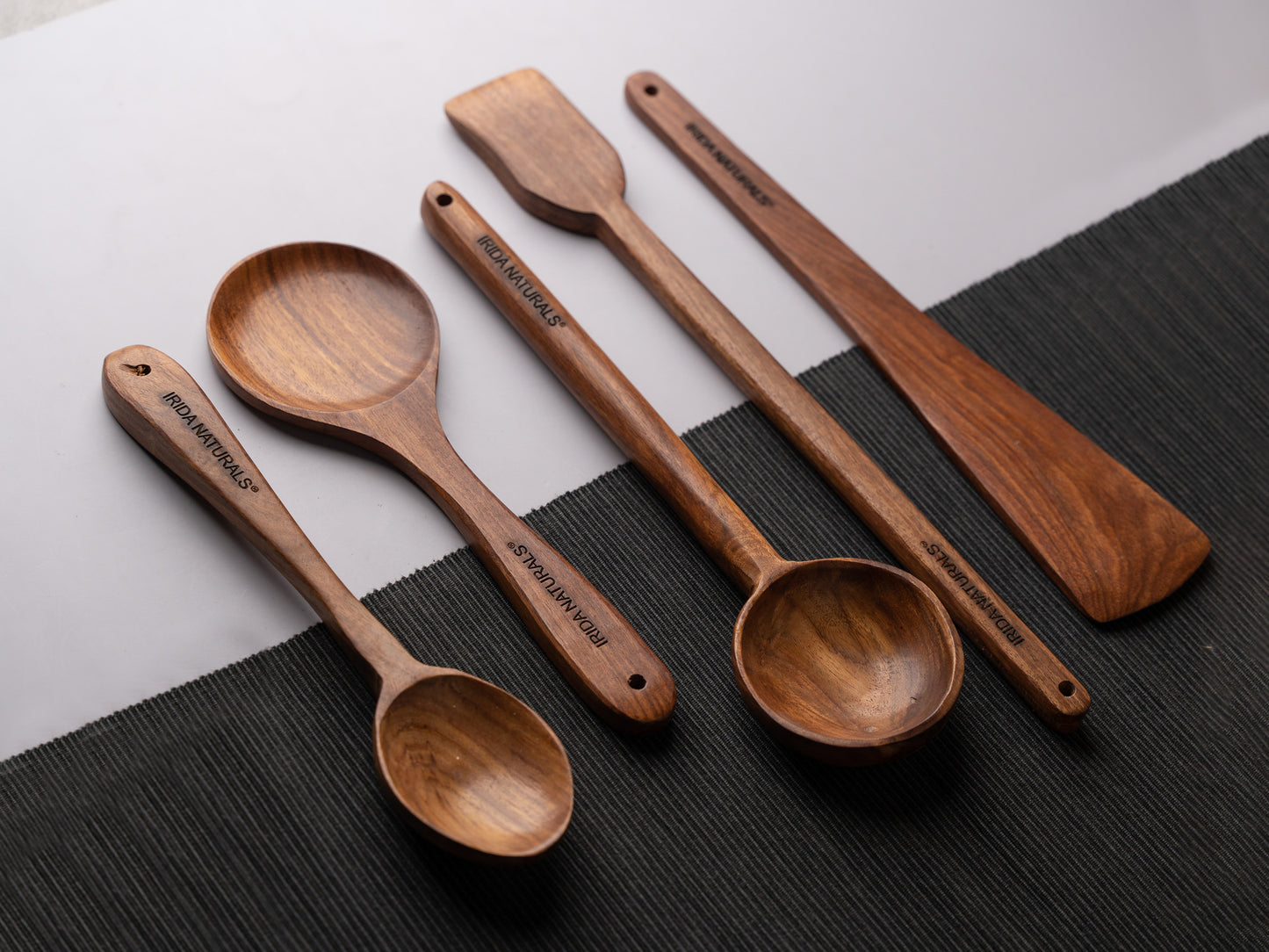 Wooden Ladles - Set of 5