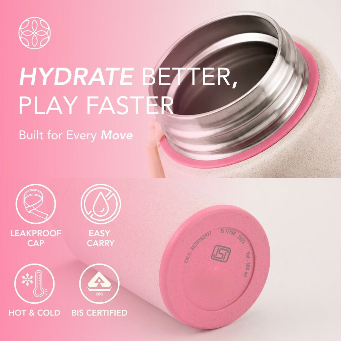 Aqo Eco-Friendly Insulated Water Bottle