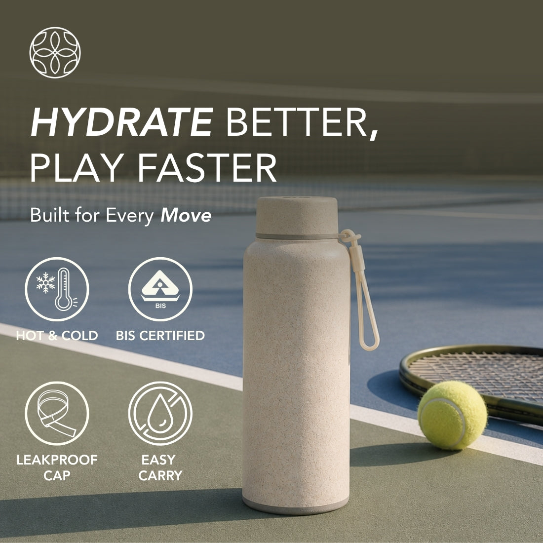 Aqo Eco-Friendly Insulated Water Bottle