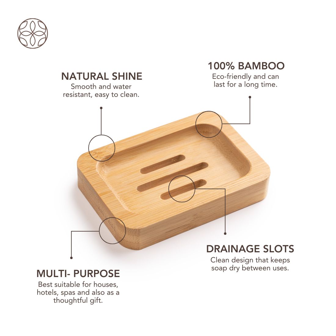 Eco-Friendly Bamboo Soap Case