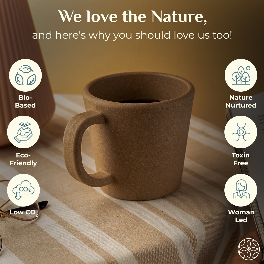 Rice Husk and Bamboo Fiber Coffee combo