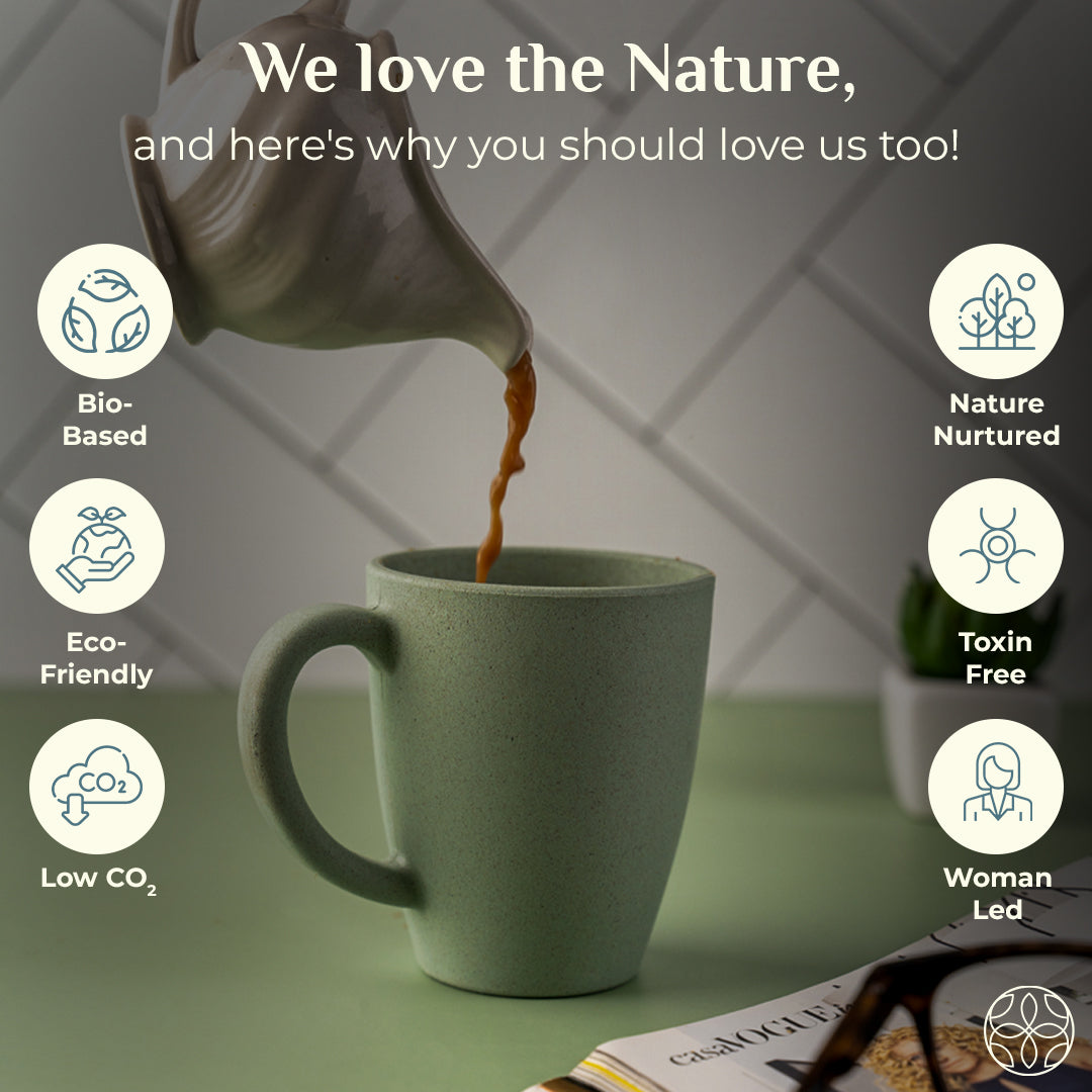Rice Husk and Bamboo Fiber Coffee combo