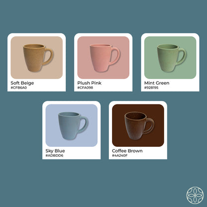 Rice Husk Coffee Mugs - 300ml