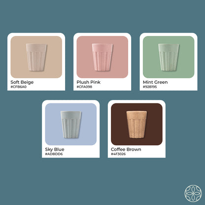 Rice Husk Cutting Chai Cups