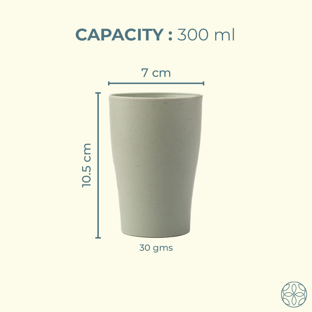 Wheat Straw Cups - Set of 4