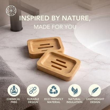 Eco-Friendly Bamboo Soap Case