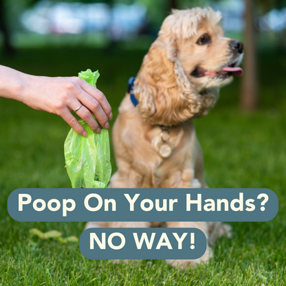 Biodegradable Pet Poop Bags with Wheat Straw Dispenser - 120 Bags