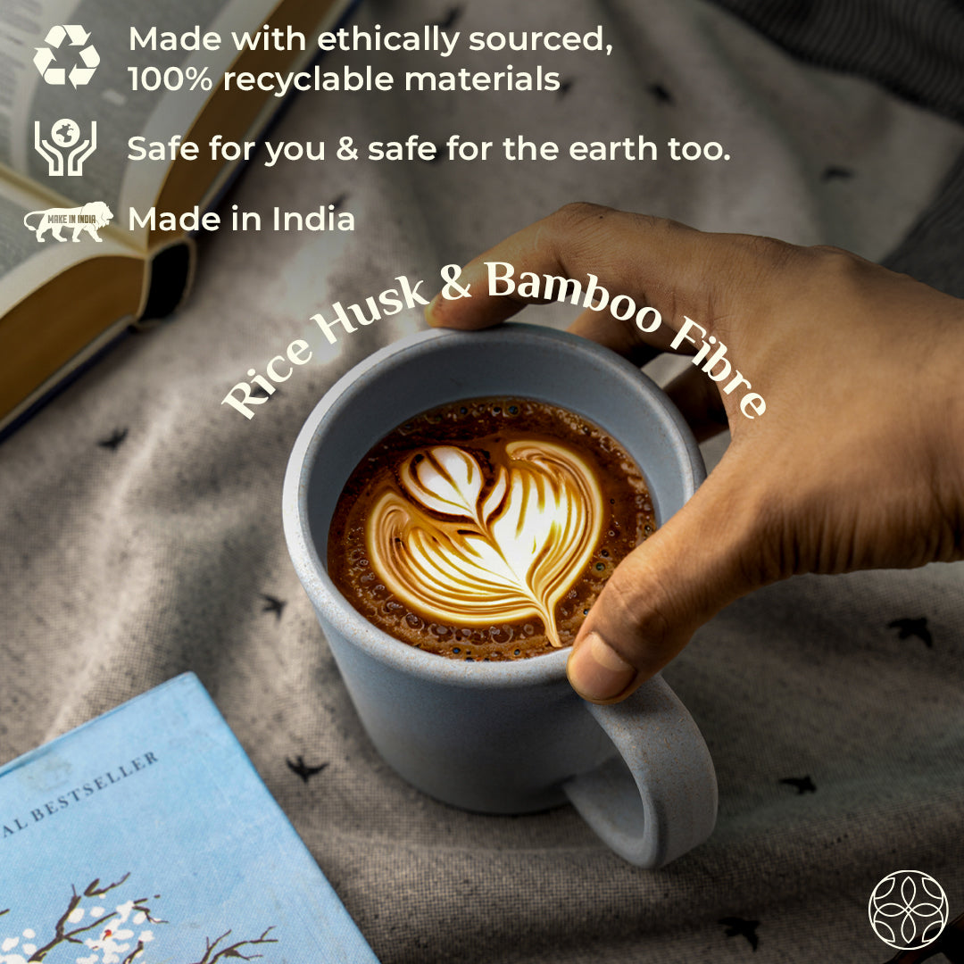 Rice Husk and Bamboo Fiber Coffee combo