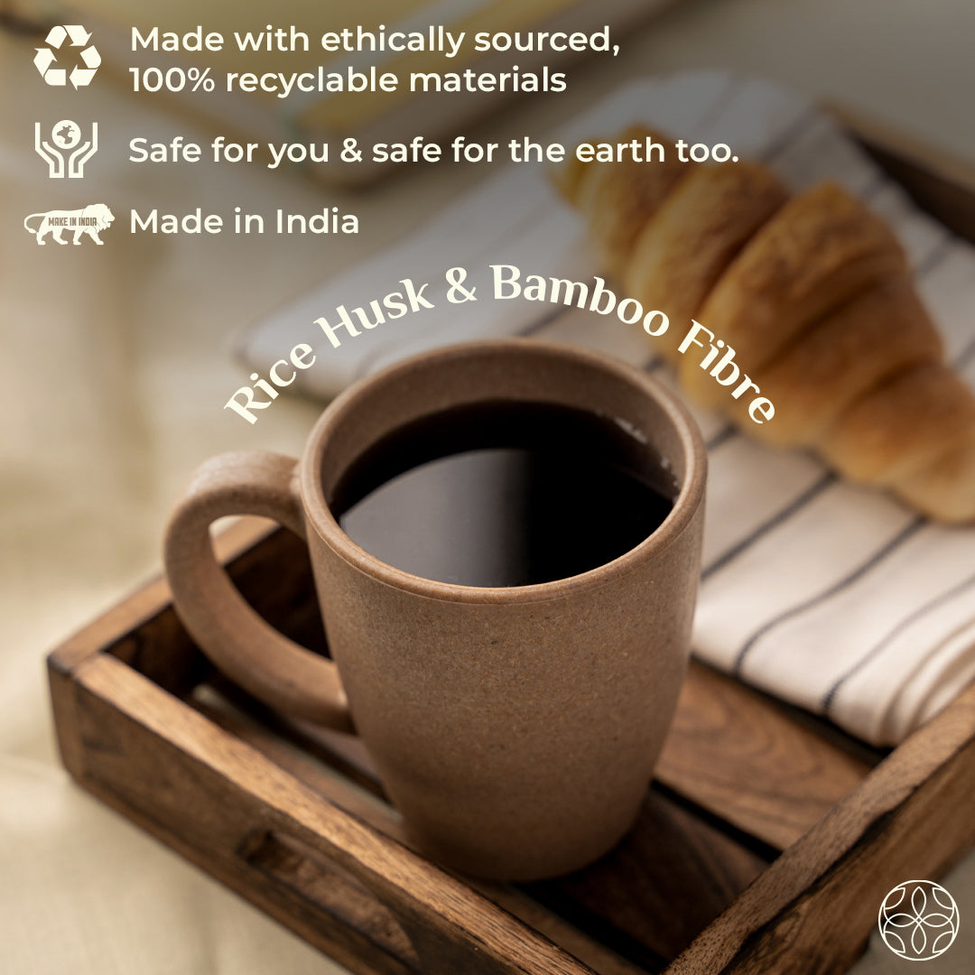 Rice Husk and Bamboo Fiber Coffee combo
