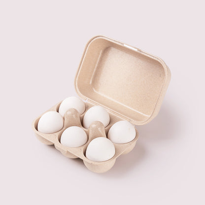 Eco-Friendly Rice Husk Egg Storage Box with Lid