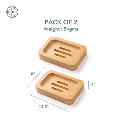 Eco-Friendly Bamboo Soap Case