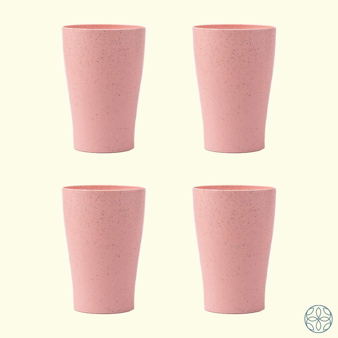 Wheat Straw Cups - Set of 4
