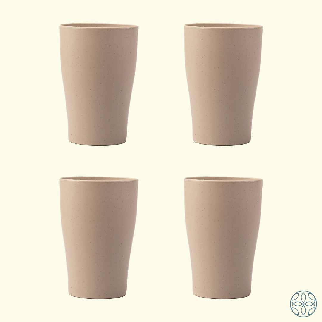 Wheat Straw Cups - Set of 4