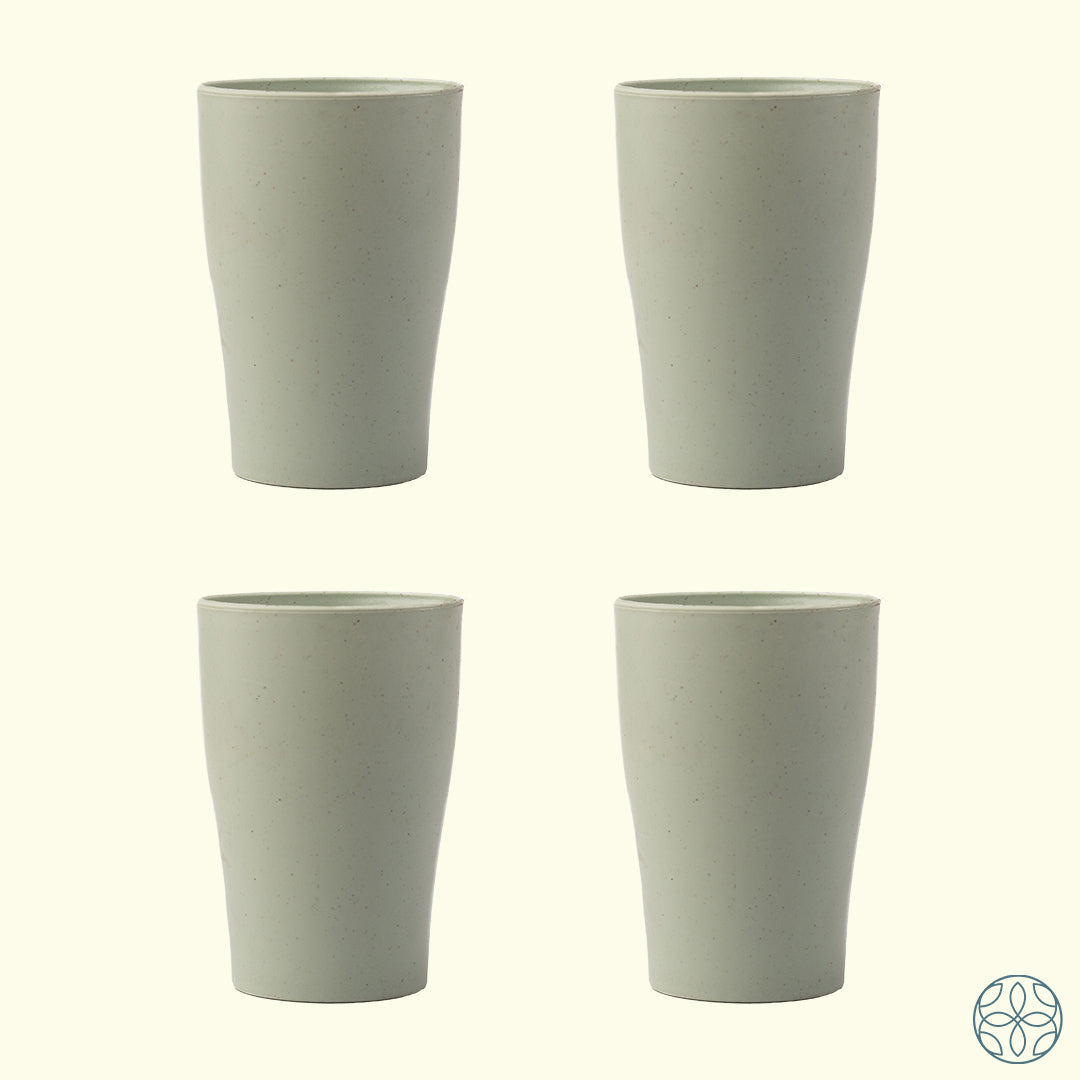 Wheat Straw Cups - Set of 4