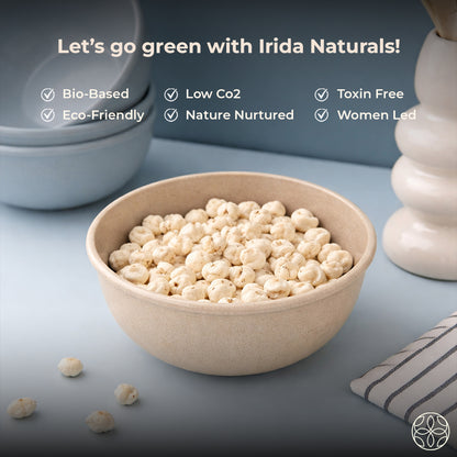 Rice Husk & Bamboo Fibre Mixing Bowl Set | Lightweight & Microwave Safe