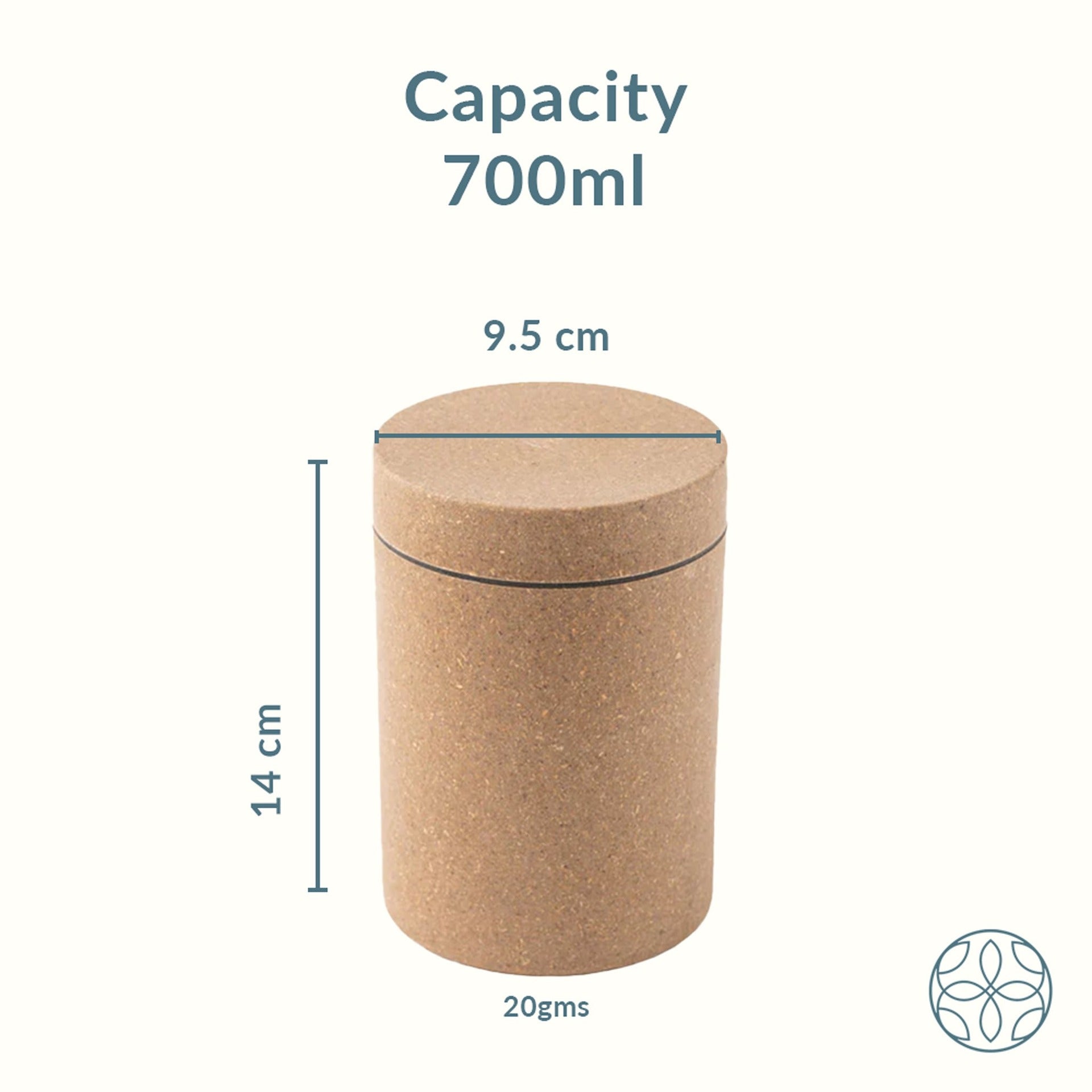 Rice Husk And Bamboo Fiber Airtight Storage Container For Kitchen ...