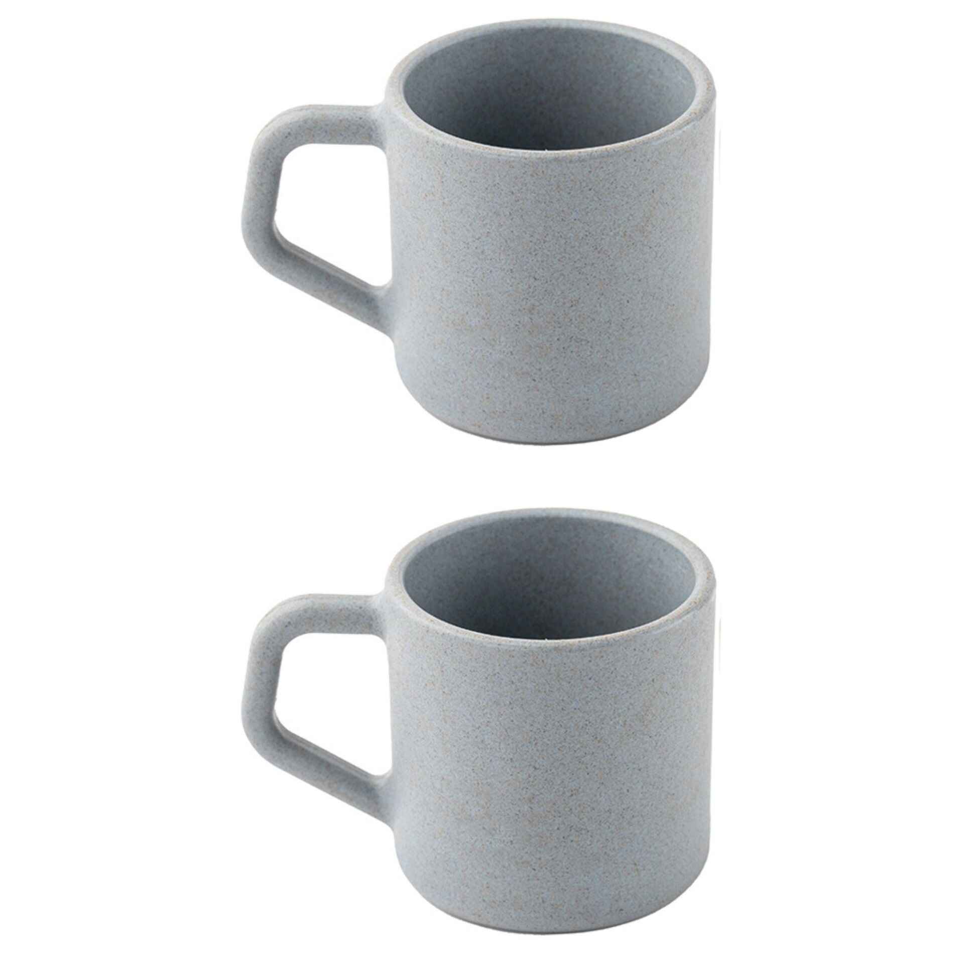 Rice Husk And Bamboo Fiber Cute Coffee Mugs
