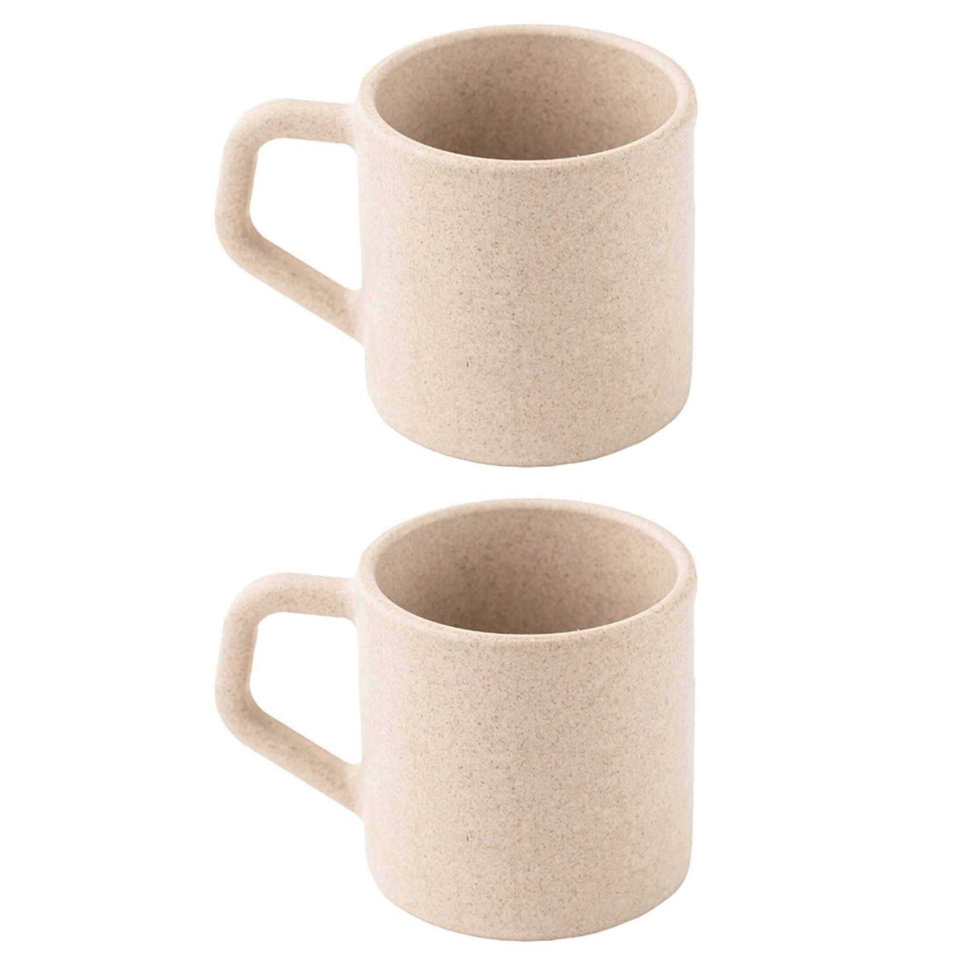 Rice Husk And Bamboo Fiber Cute Coffee Mugs