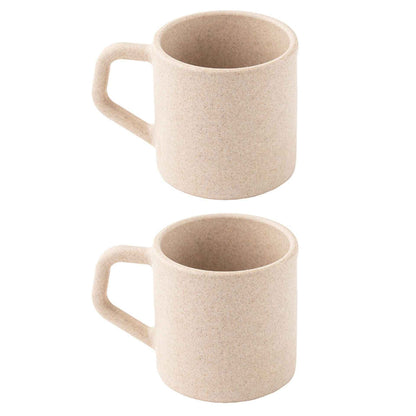 Rice Husk And Bamboo Fiber Cute Coffee Mugs