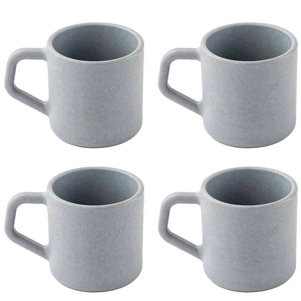 Rice Husk And Bamboo Fiber Cute Coffee Mugs