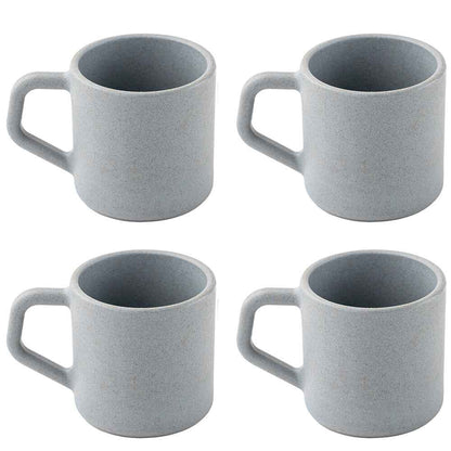Rice Husk And Bamboo Fiber Cute Coffee Mugs