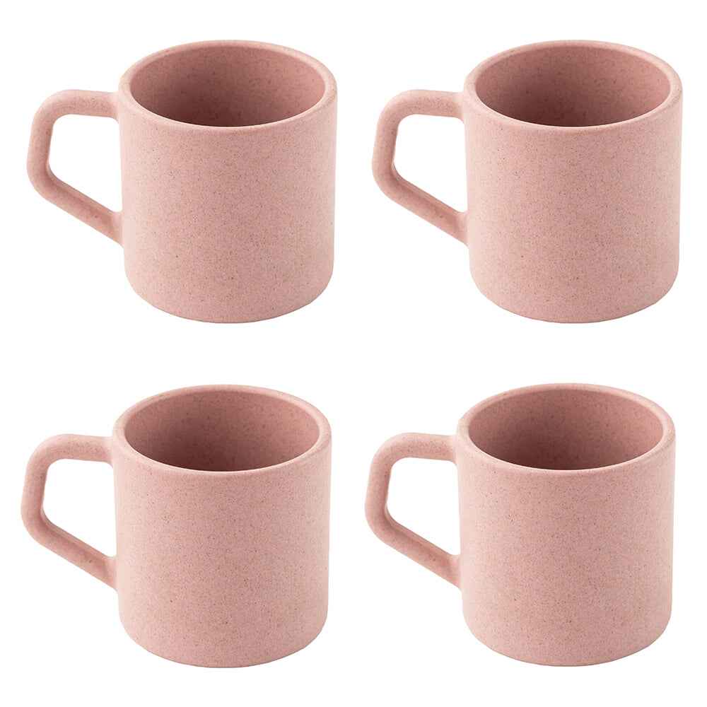 Rice Husk And Bamboo Fiber Cute Coffee Mugs