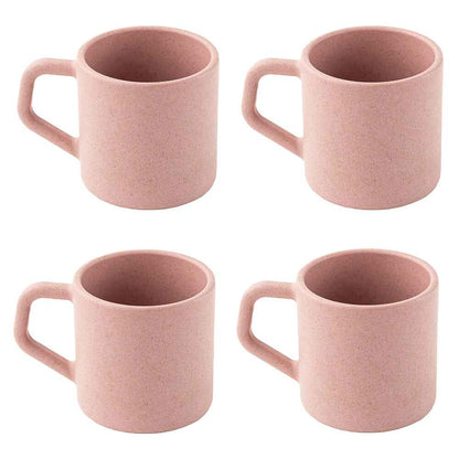 Rice Husk And Bamboo Fiber Cute Coffee Mugs