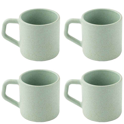 Rice Husk And Bamboo Fiber Cute Coffee Mugs