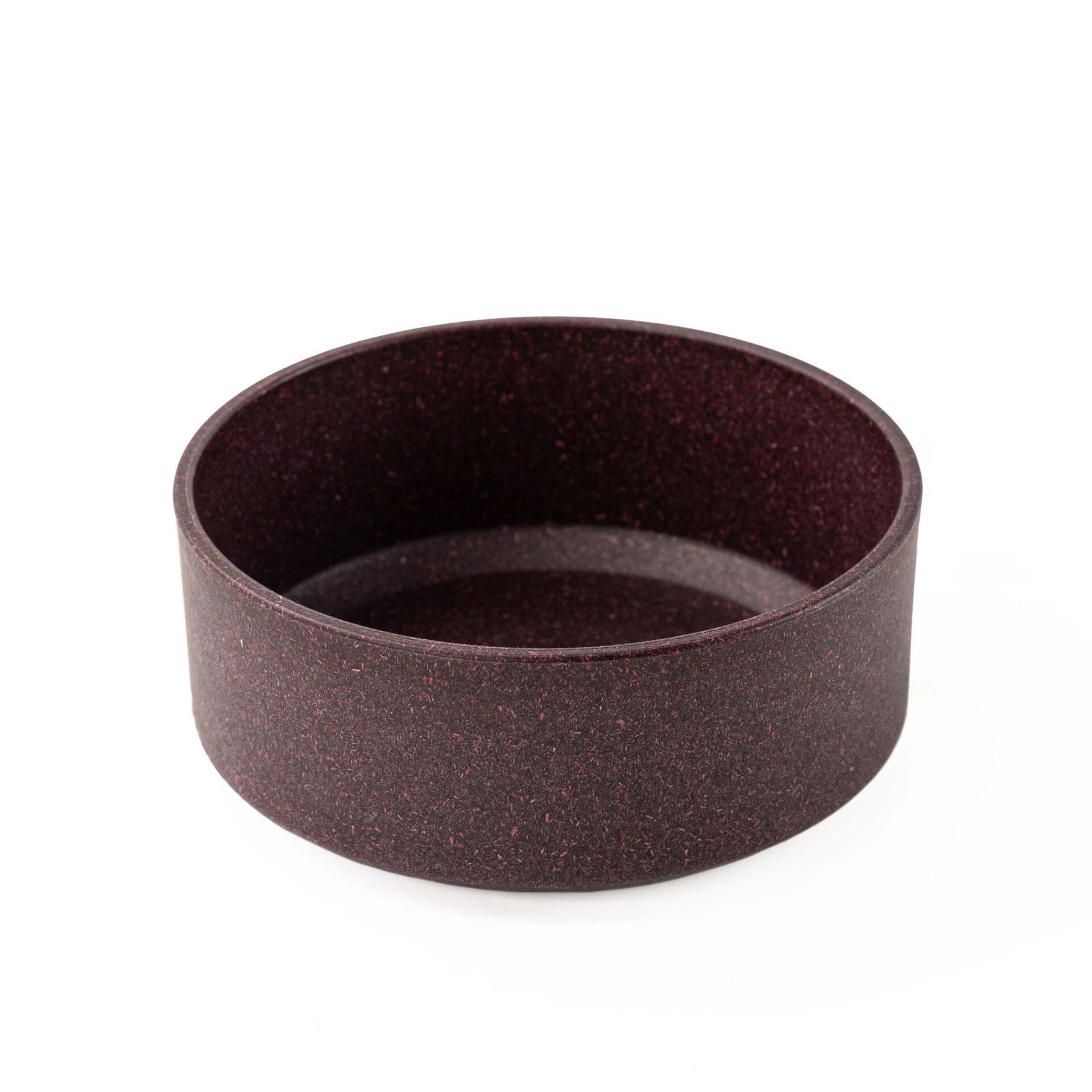 Rice Husk Dog Bowls Round Deep Purple