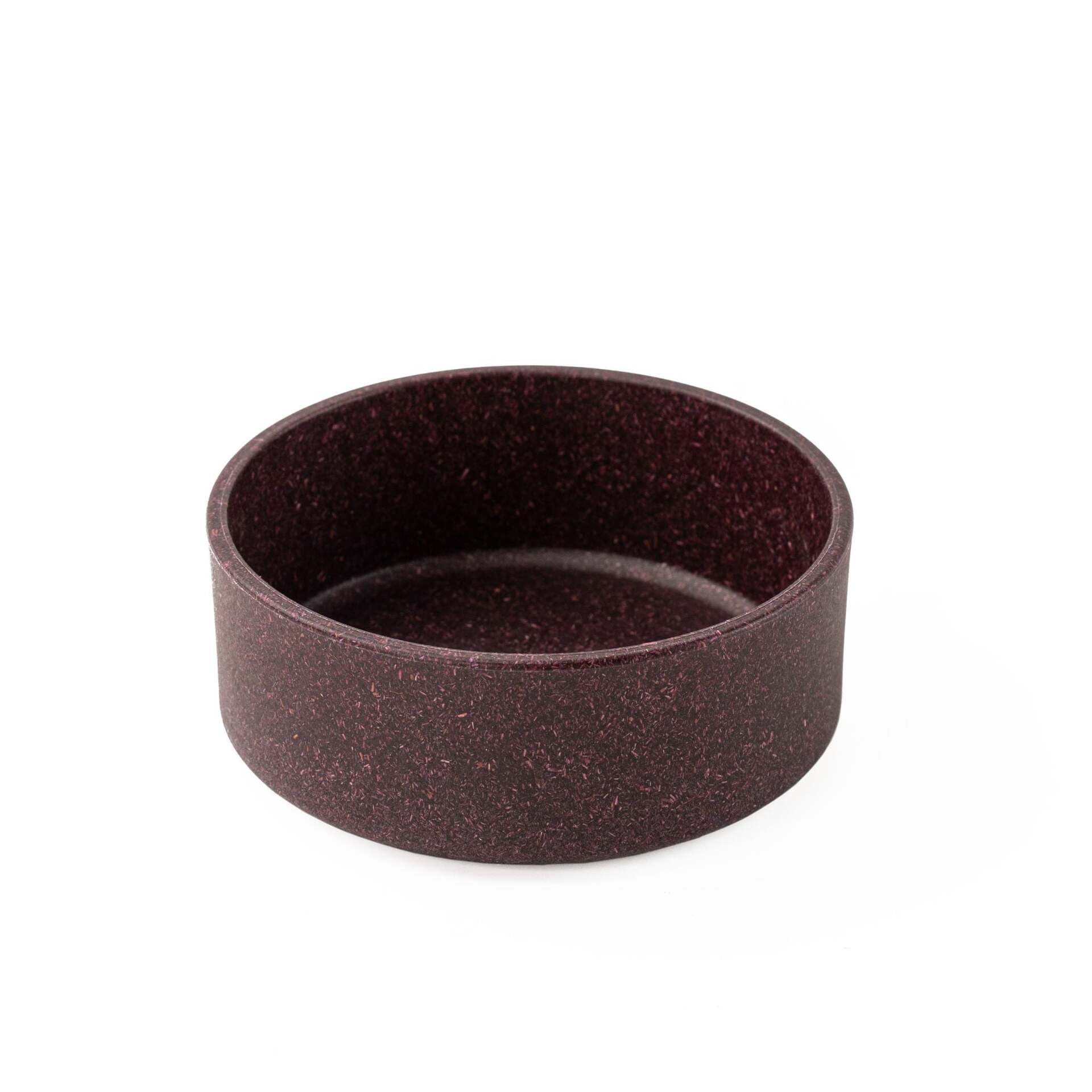 Rice Husk Dog Bowls Round Deep Purple