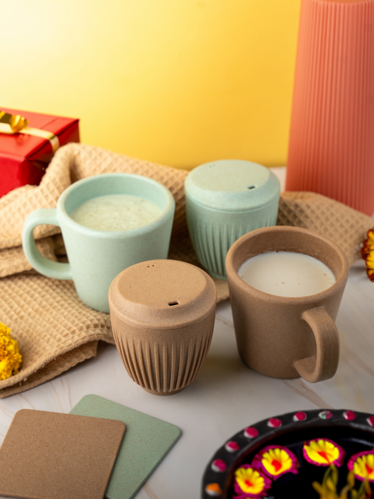 Rice Husk Gift Set - Festive Eco-Kitchenware Combo
