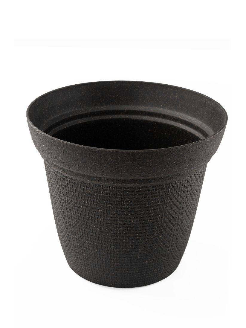 Rice Husk and Bamboo Fiber Dahlia Pot and Planter
