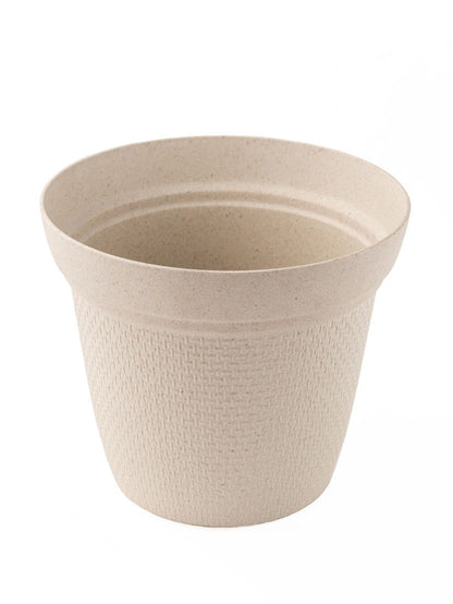 Rice Husk and Bamboo Fiber Dahlia Pot and Planter