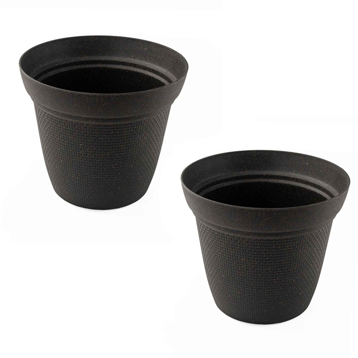 Rice Husk and Bamboo Fiber Dahlia Pot and Planter