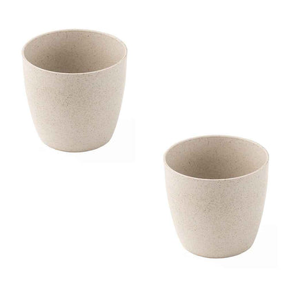 Rice Husk and Bamboo Fiber Lily Pot and Planter