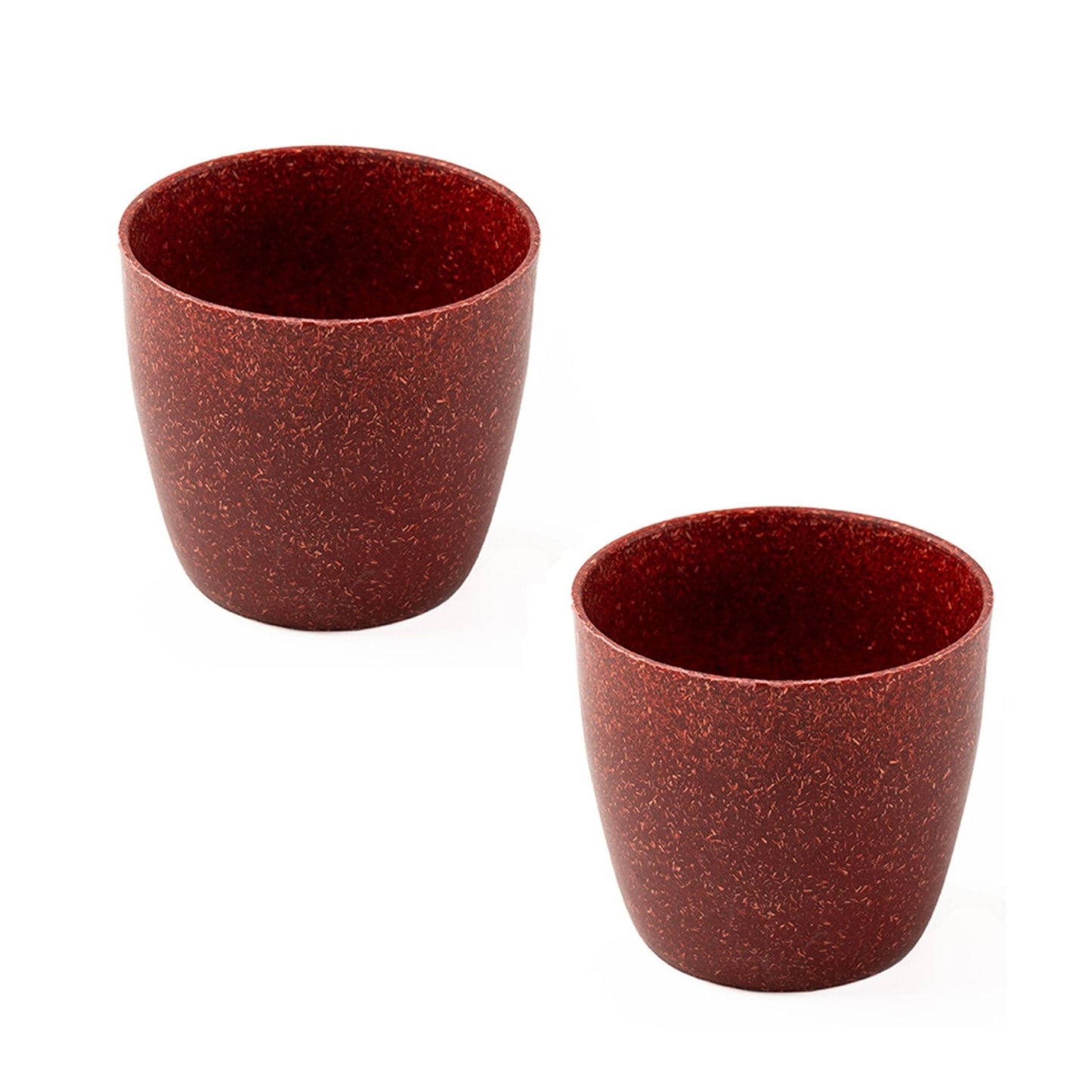 Rice Husk and Bamboo Fiber Lily Pot and Planter - Set of 2