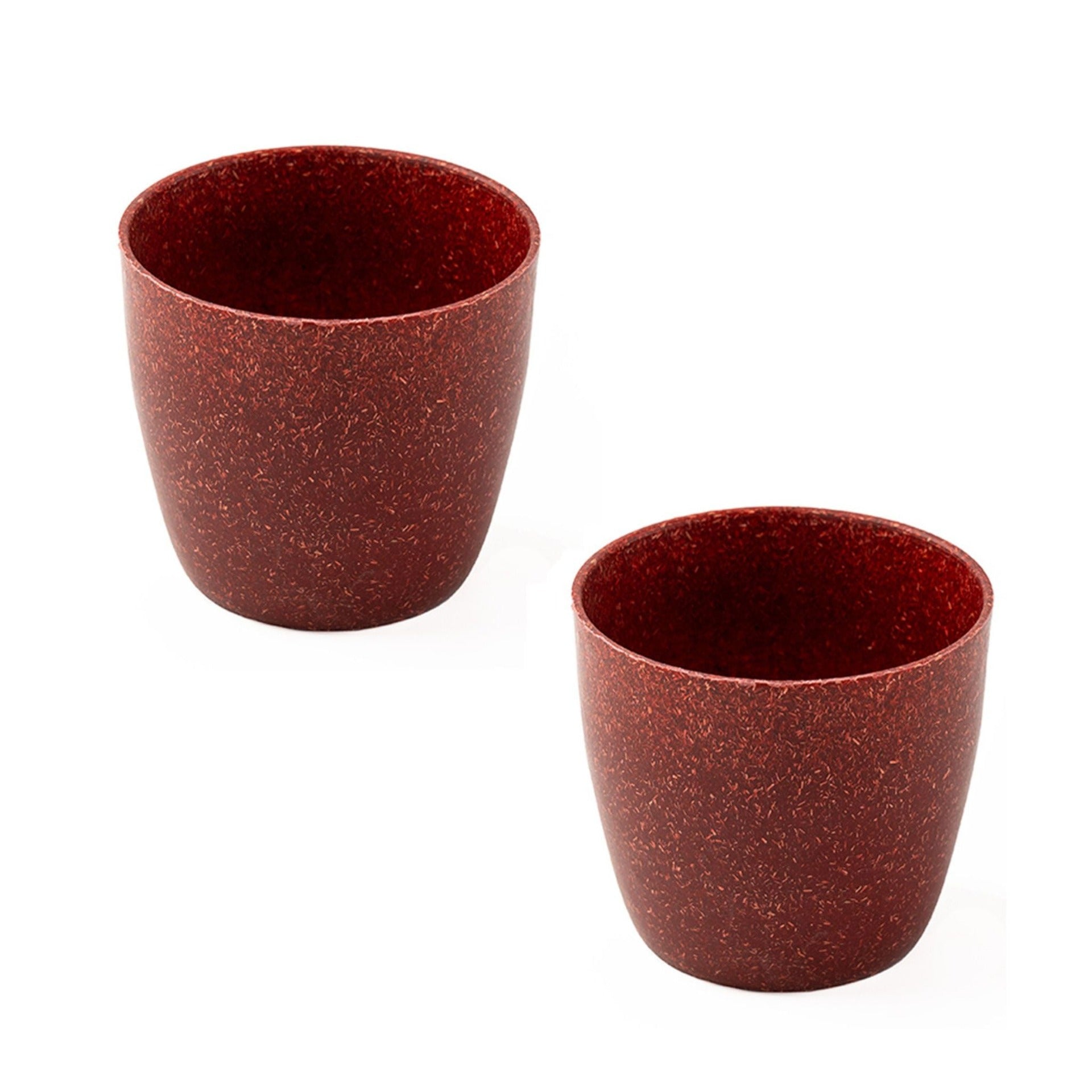 Rice Husk and Bamboo Fiber Lily Pot and Planter - Set of 2