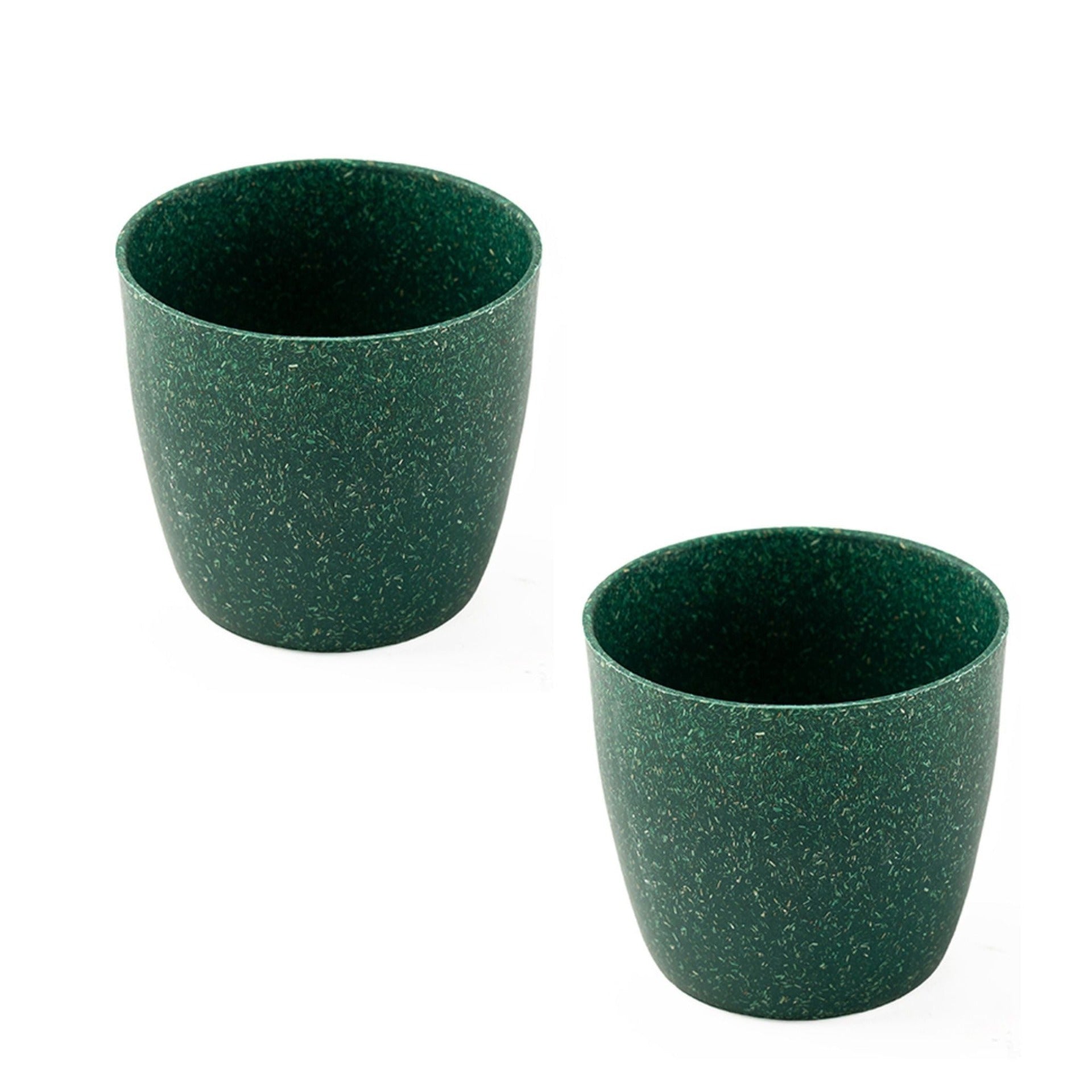 Rice Husk and Bamboo Fiber Lily Pot and Planter - Set of 2