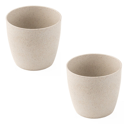 Rice Husk and Bamboo Fiber Lily Pot and Planter