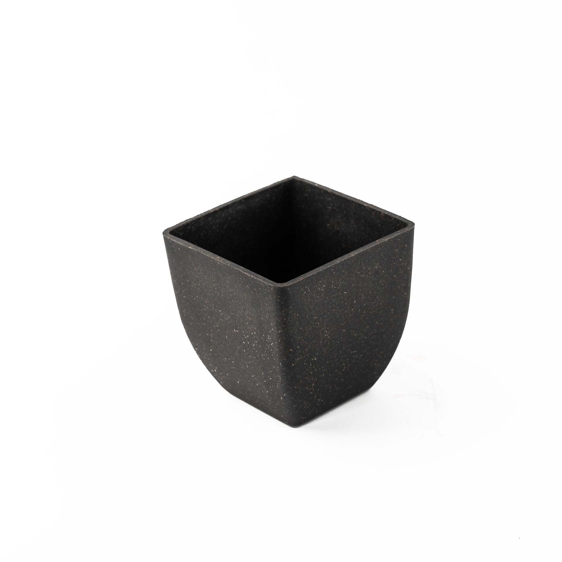 Rice Husk and Bamboo Fiber Sakura Pot and Planter - 4"- Set of 2
