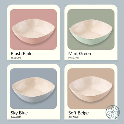 Rice husk And Bamboo Fiber Multipurpose Snack Bowls