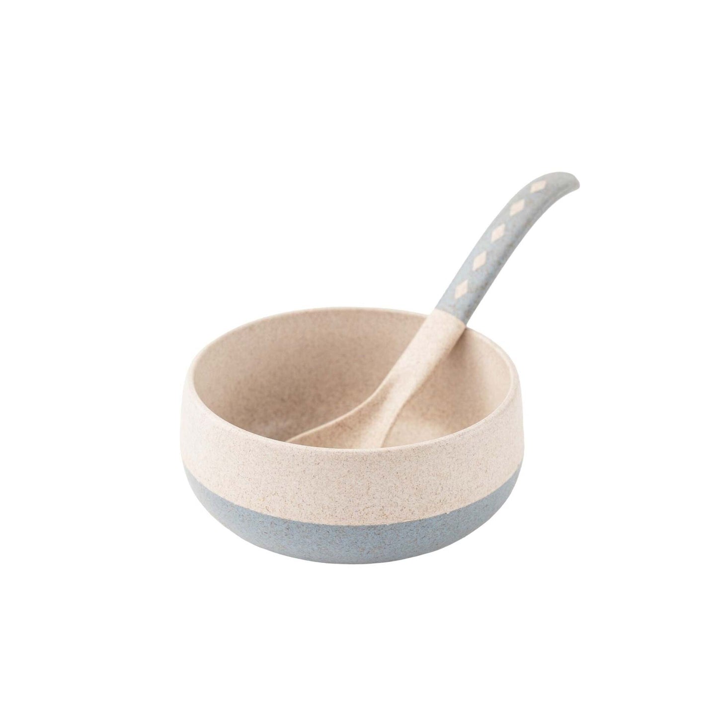 Rice husk And Bamboo Fiber Soup Bowls With Spoons